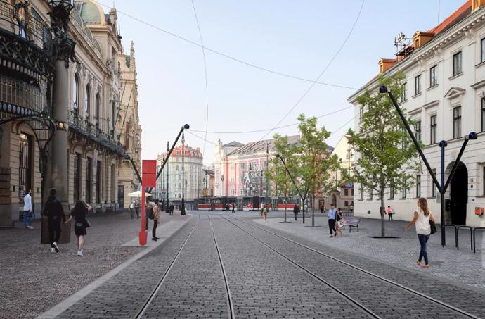 FOTO: Vizualizace ukazuje podobu ulice před Obecním domem. – stránka 1422