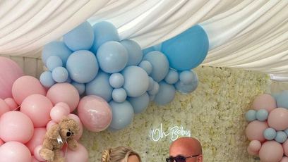 FOTO: Je to chlapeček! Dominika s přítelem Zdeňkem na baby shower párty.