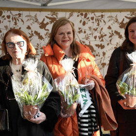 Iva Janžurová s dcerami Sabinou Remundovou a Theodorou Remundovou.