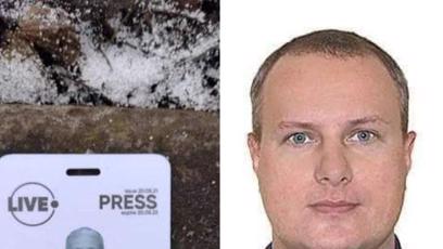 FOTO: Jevgenij Sakun zemřel při útoku na kyjevskou televizní věž.