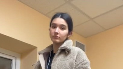 FOTO: Valeria při vaření těstovin.