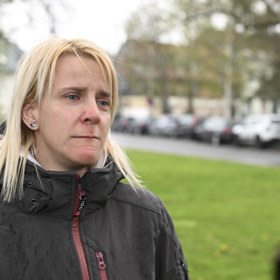 Lucie Navrátilová se během rozhovoru rozlítostnila.