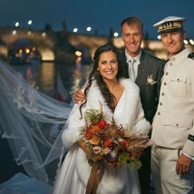 Svatební foto novomanželů Vágnerových.