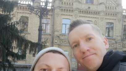 FOTO: Antonina Romanova s partnerem Oleksandrem Zhuhanem.