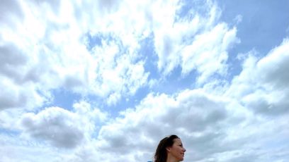 FOTO: V modrém neoprenu Agáta vypadá dobře.