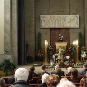 Pohřeb Josefa Aloise Náhlovského.