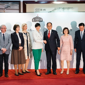 Markéta Pekarová Adamová se setkala s předsedou Legislativního dvora Tchaj-wanu You Si-kun.