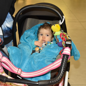 Nejmenší syn houslistky Markéty Muzikářové.