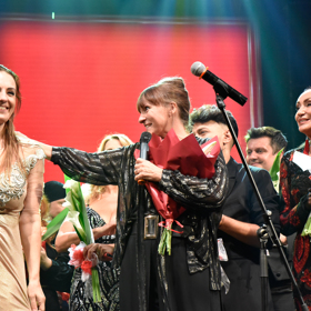 Ivana na finálním večeru.