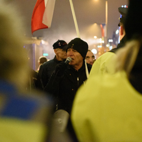 Demonstrace 17. listopadu.