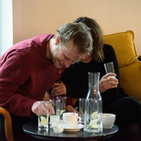 Dobře se bavil i Kryštof Hádek. 