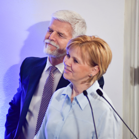 Petr Pavel a jeho žena Eva Pavlová.