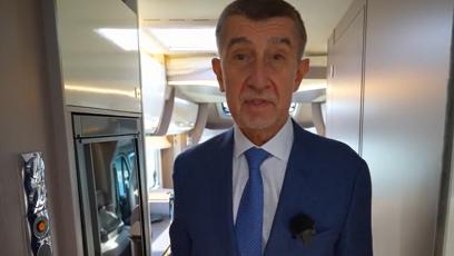 FOTO: Babiš má v obytňáku veškeré vybavení.