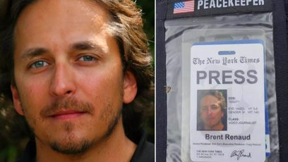 FOTO: Na Ukrajině měl být zabit americký novinář Brent.