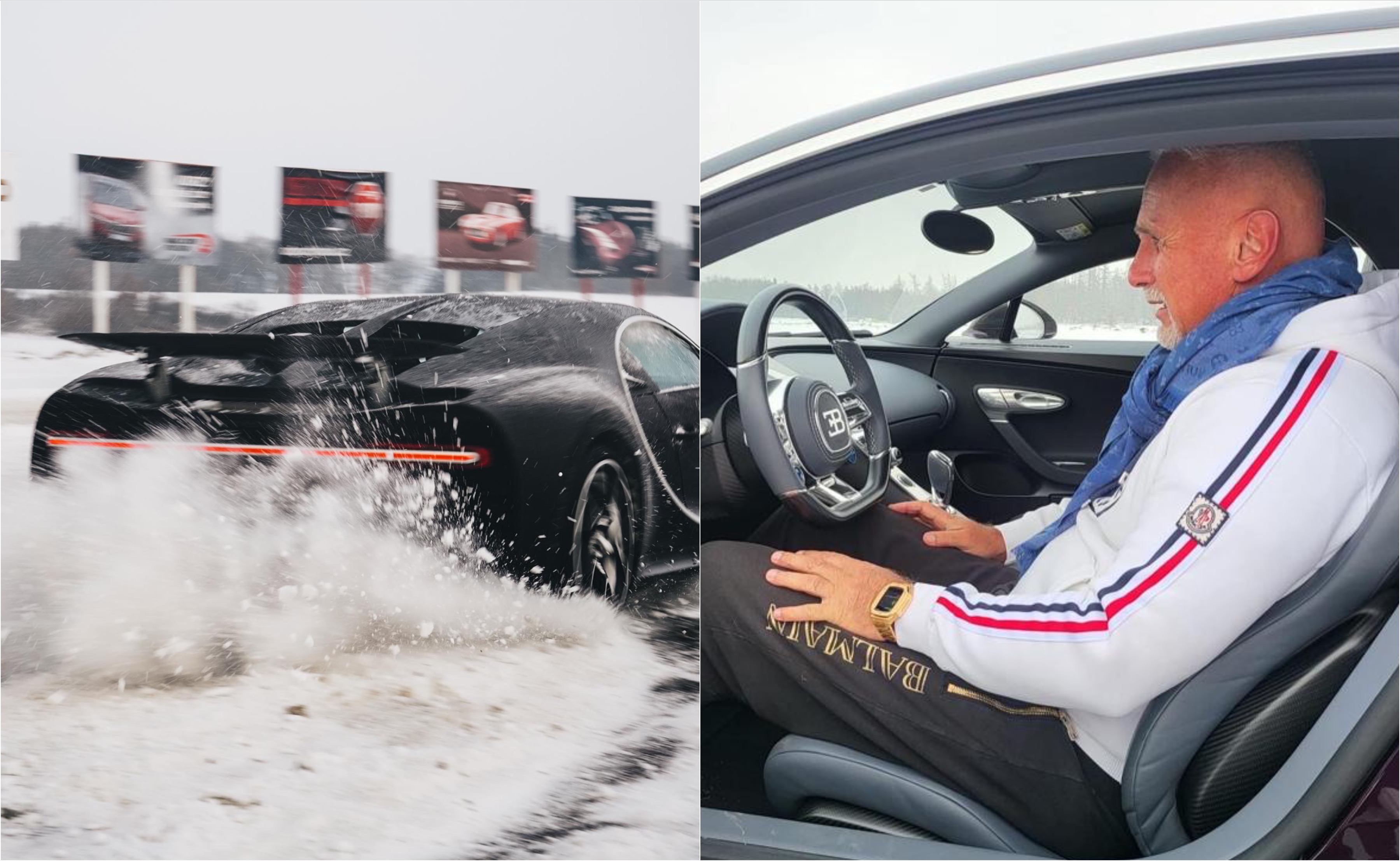 FOTO: Richard Chlad vyzkoušel Bugatti Chiron na polygonu. – eXtra.cz