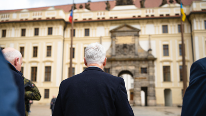 FOTO: Petr Pavel a jeho stěhování na Hrad.