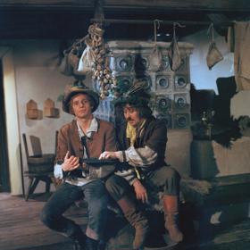 David Prachař a Ota Jirák v pohádce Co poudala bába Futéř.