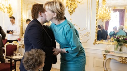 FOTO: Zdravila se s návštěvou.