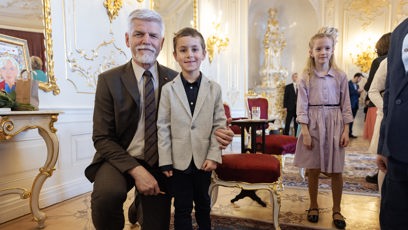 FOTO: Prezident se s každým rád vyfotil.