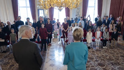FOTO: Setkání prezidenta s dětmi.