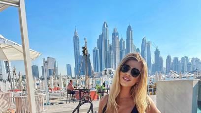 FOTO: Dominika Myslivcová si užívá na dovolené v Dubaji.