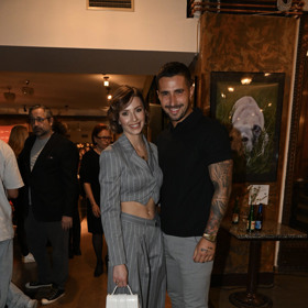 Martin Kulhánek s přítelkyní.