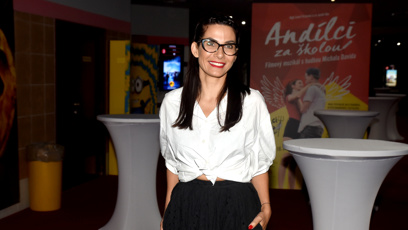 FOTO: Eva Decastelo na premiéře filmu Andílci za školou.
