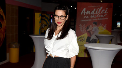 FOTO: Eva Decastelo na premiéře filmu Andílci za školou.