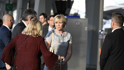 FOTO: Eva Pavlová na nádraží ve Vídni.