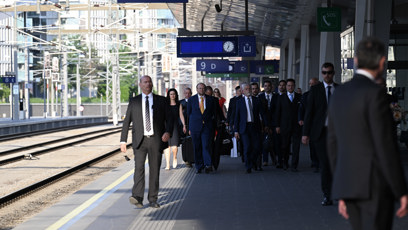 FOTO: Prezidentský pár ukončil návštěvu Vídně.