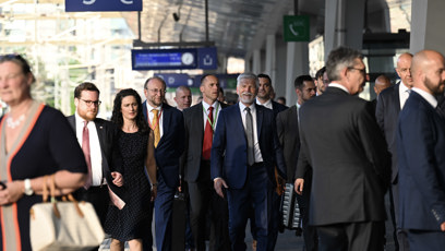 FOTO: Petr Pavel měl stále úsměv na tváři.