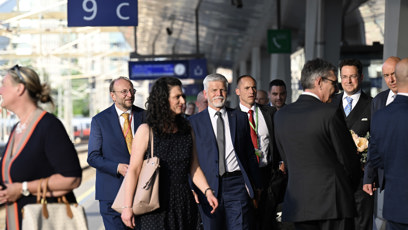 FOTO: Petr Pavel měl stále úsměv na tváři.