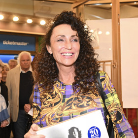 Sisa Sklovská během oslavy zazářila i na podiu. 