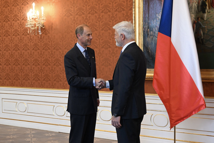FOTO: Prezident Petr Pavel se sešel s princem Edwardem. – stránka 2780