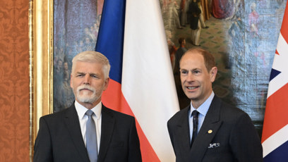 FOTO: Prezident a princ Edward.