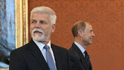 FOTO: Setkání prezidenta Petra Pavla a prince Edwarda.