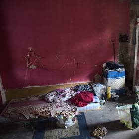 Paní Gábina je se svým osudem smířená a hýří dobrou náladou. 