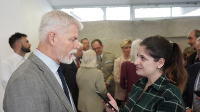 FOTO: Prezident Petr Pavel během rozhovoru pro eXtra.cz na české ambasádě v Londýně.