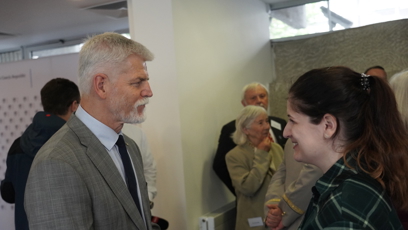 FOTO: Prezident Petr Pavel během rozhovoru pro eXtra.cz na české ambasádě v Londýně.