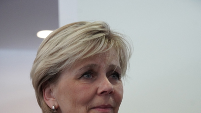 FOTO: První dáma Eva Pavlová na české ambasádě v Londýně.