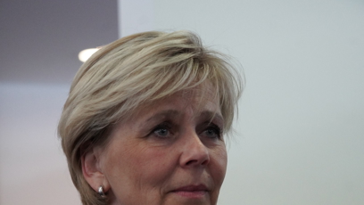 FOTO: První dáma Eva Pavlová na české ambasádě v Londýně.