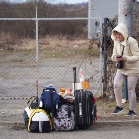 Je vidět, že lidé brali jen to nejnutnější.