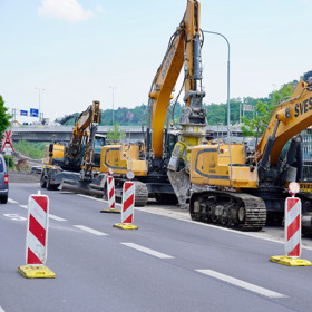 Neobešlo se to bez těžké techniky.