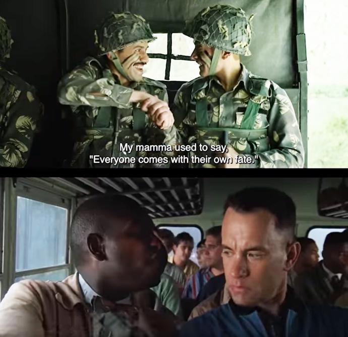 FOTO: Porovnání indické verze Forresta Gumpa (nahoře) s americkým originálem z roku 1994 (dole). – stránka 10