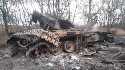 FOTO: U města Sumy se vedou tvrdé boje.