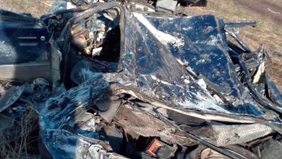 FOTO: Auto proti tanku nemělo šanci.