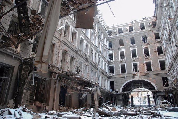 FOTO: Centrum města Sumy bylo cílem těžkých ruských útoků. – stránka 1470