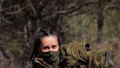 FOTO: Sniperka s přezdívkou Charcoal je novou ukrajinskou hrdinkou.