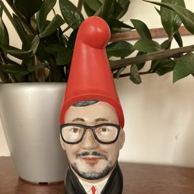 Jiří Ovčáček - soška trpaslíka od TMBK.