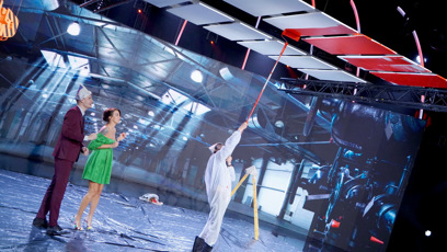 FOTO: Hanychová s bratrem v show Můj muž to dokáže.